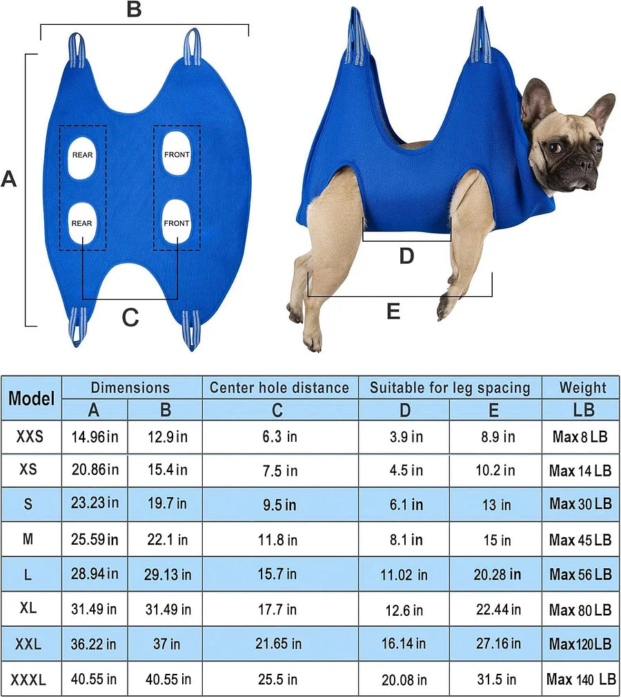 Pet Hangers Grooming Hammock Harness - Cutier Store