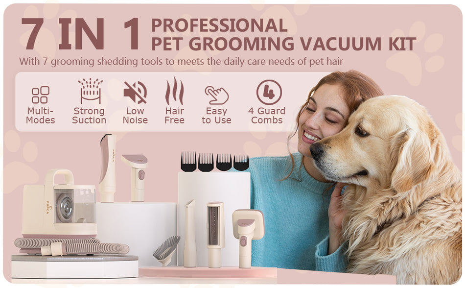 7 in 1 Pet Grooming kit - Cutier Store