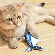 Flopping Fish 7.5" Electric Moving Cat Kicker Toy - Cutier Store
