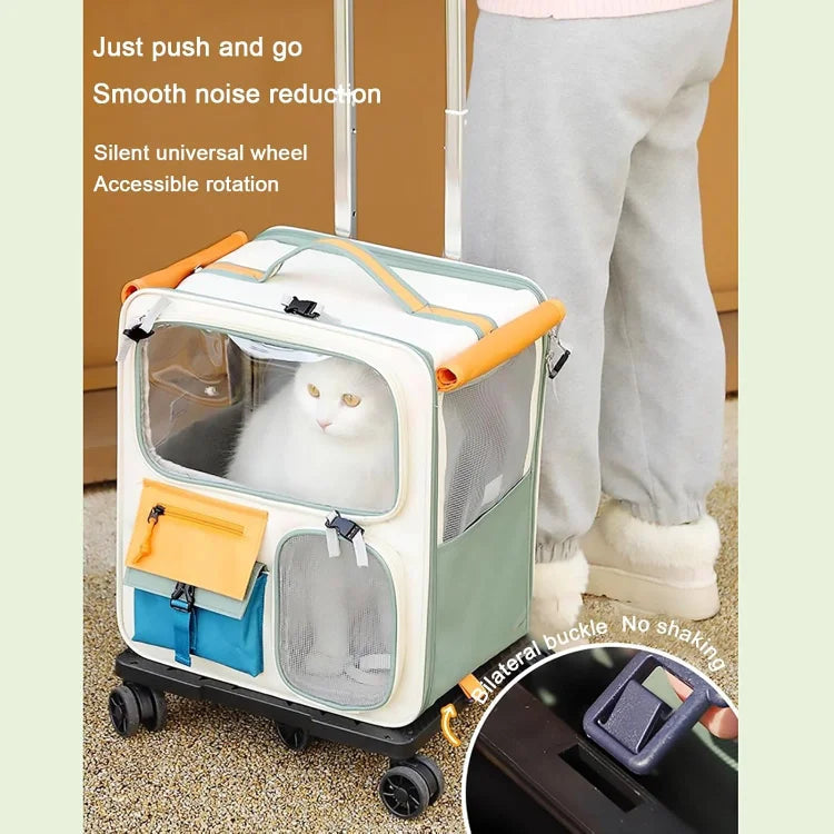 Pet Carrier Large Trolley Bag - Cutier Store