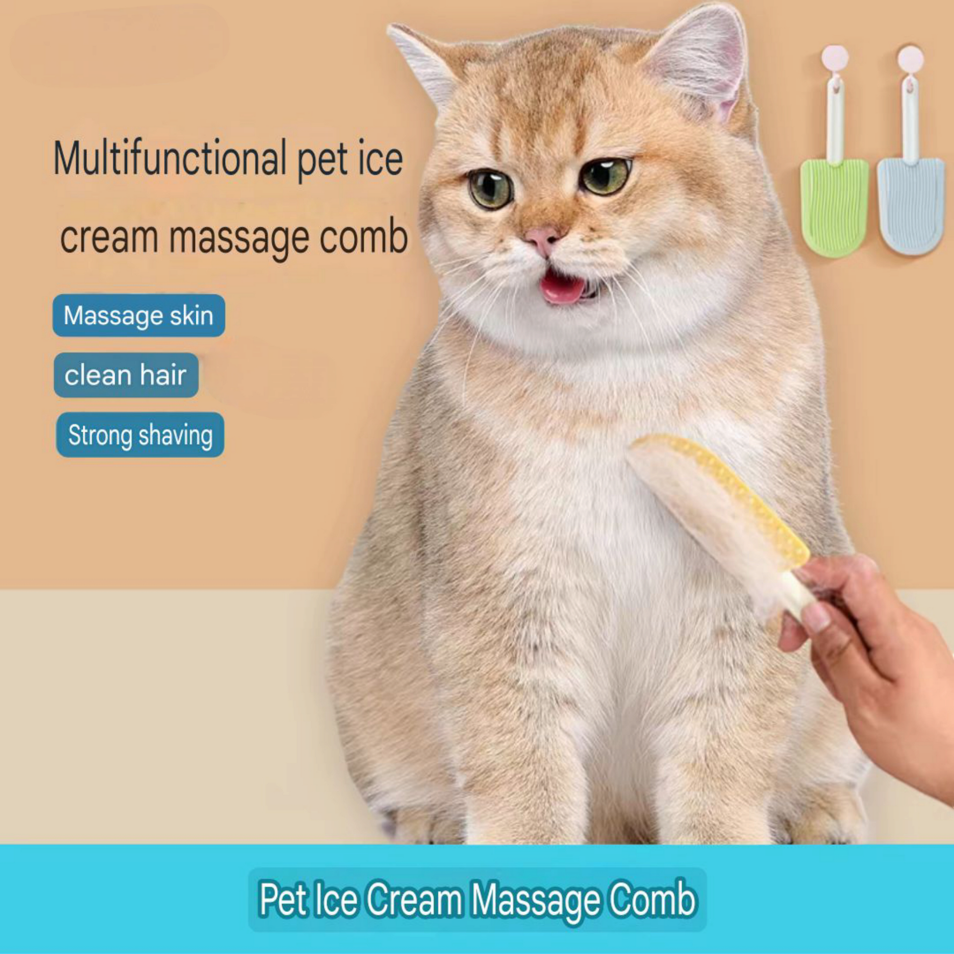 Pet Ice cream Brush / Lollipop shape Comb - Cutier Store