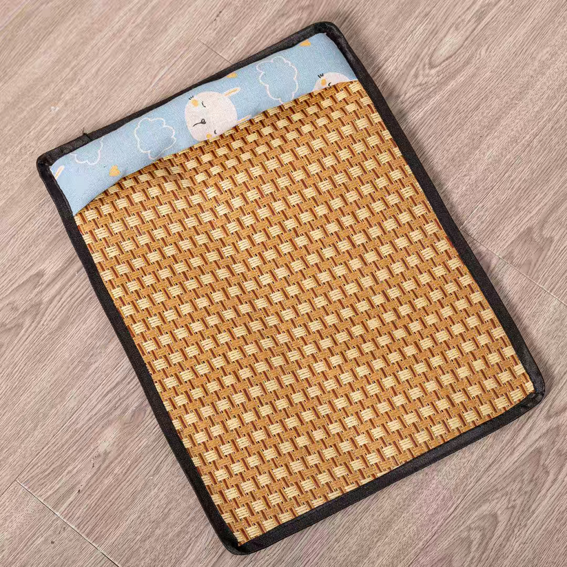 Pet Cooling Mat Dog Self Cooling Mat Pet Non-Slip Blanket Rattan Weaving Mat - Cutier Store