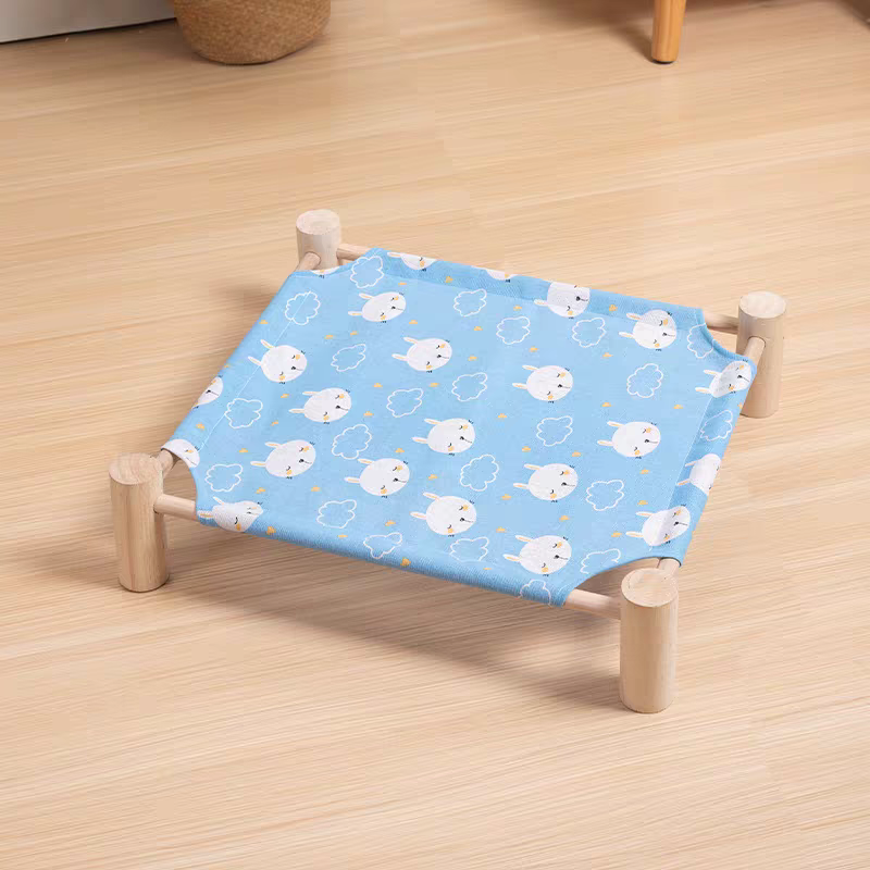 Wooden Cat Camp Bed for summer - Cutier Store