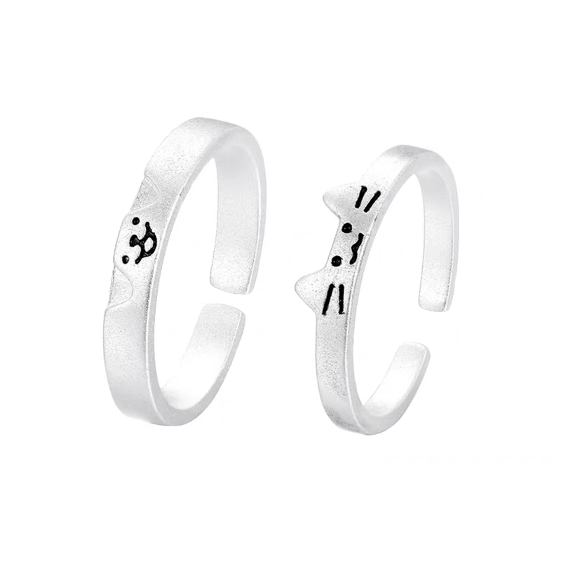 Cute Cat Paw Style Ring (2Pcs) - Cutier Store