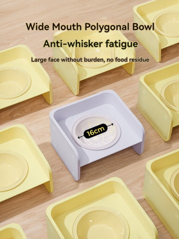 Pet square dish rack bowl - Cutier Store