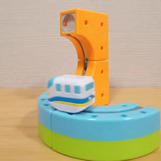 Magnetic Monorail car Set Rail Cube
