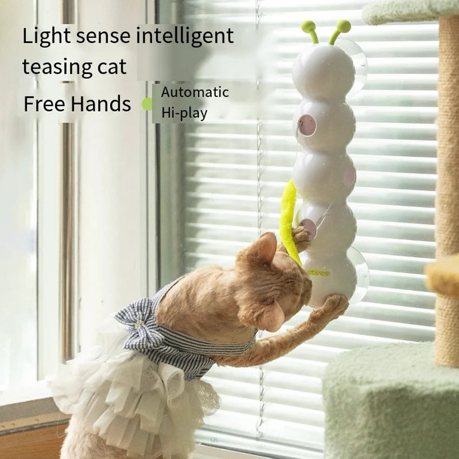 Cat interactive Smart sensor Caterpillar teasing toy - Cutier Store