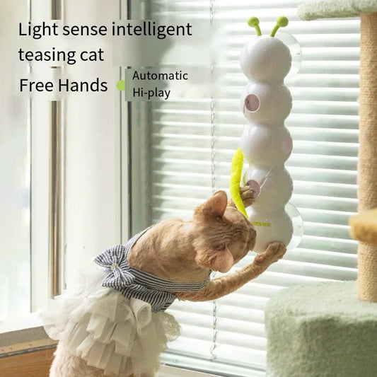 Cat interactive Smart sensor Caterpillar teasing toy - Cutier Store