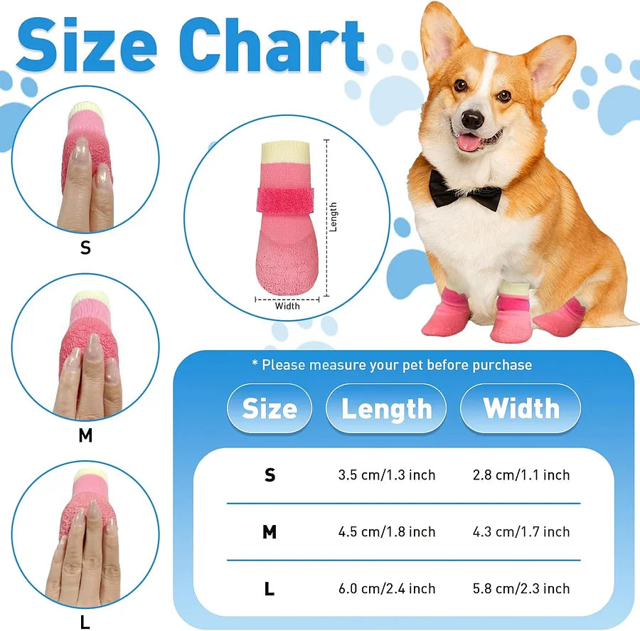 Pet Paw Protectors 4 Pcs socks - Cutier Store
