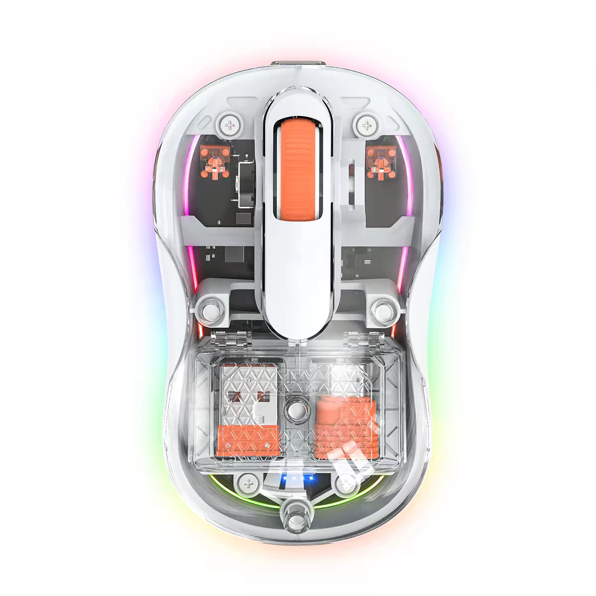 Cute 3d transparent computer wireless mouse