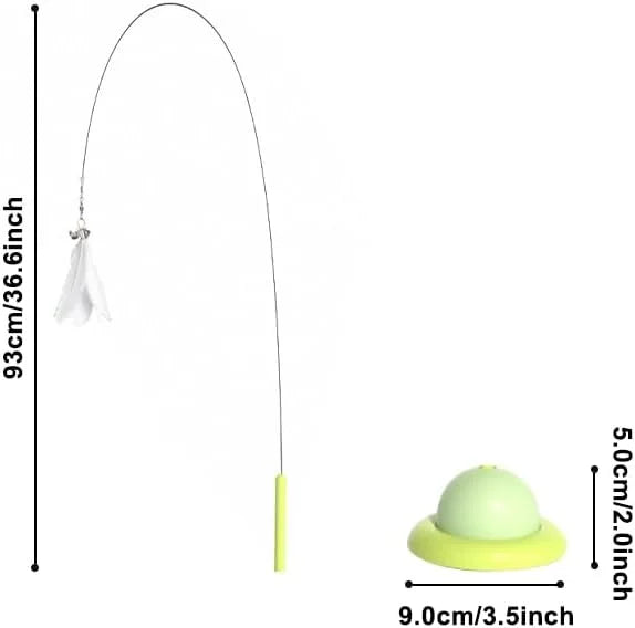 Cat suction feather stick Toy 😻 - Cutier Store