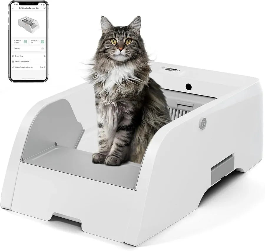 Self Cleaning Litter Box, Upgraded Automatic Cat Litter Box - Cutier Store