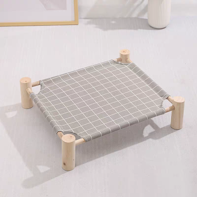 Wooden Cat Camp Bed for summer - Cutier Store