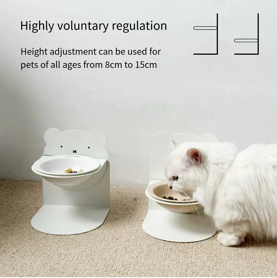 Adjustable Pet ceramic bowl - Cutier Store