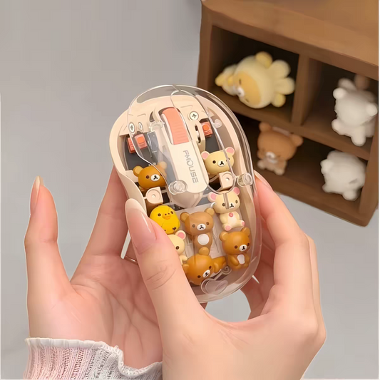 Bear Rilakkuma wireless computer mouse DIY