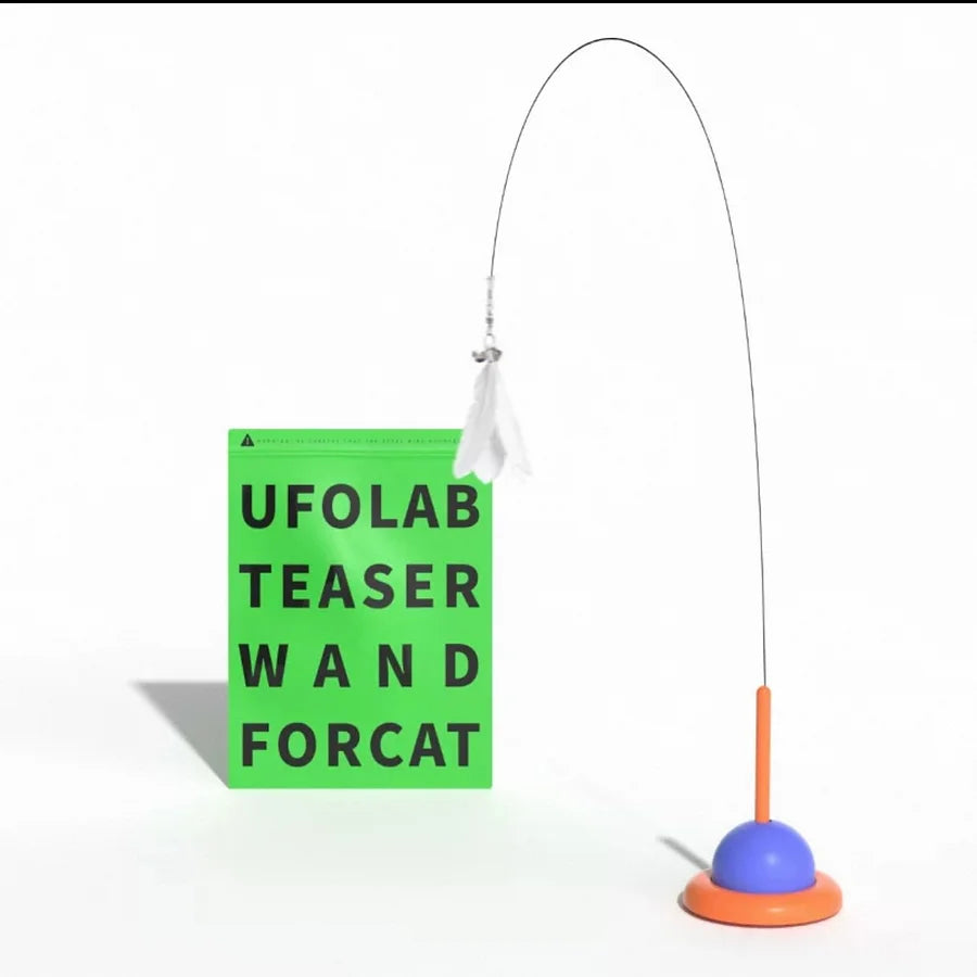 Cat suction feather stick Toy 😻 - Cutier Store