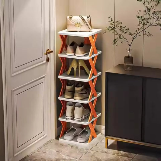 DIY Shoe Rack – Vertical Space Saver Storage Shelf for Entryway, Closet, Bedroom