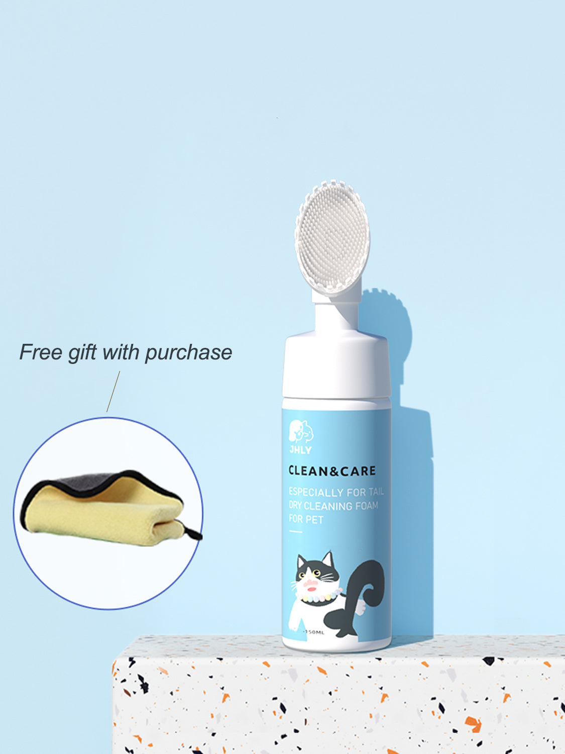 Pet Disposable Foam – Booty Cleaning Scrub & Dry Bath Gel 🐾✨ - Cutier Store