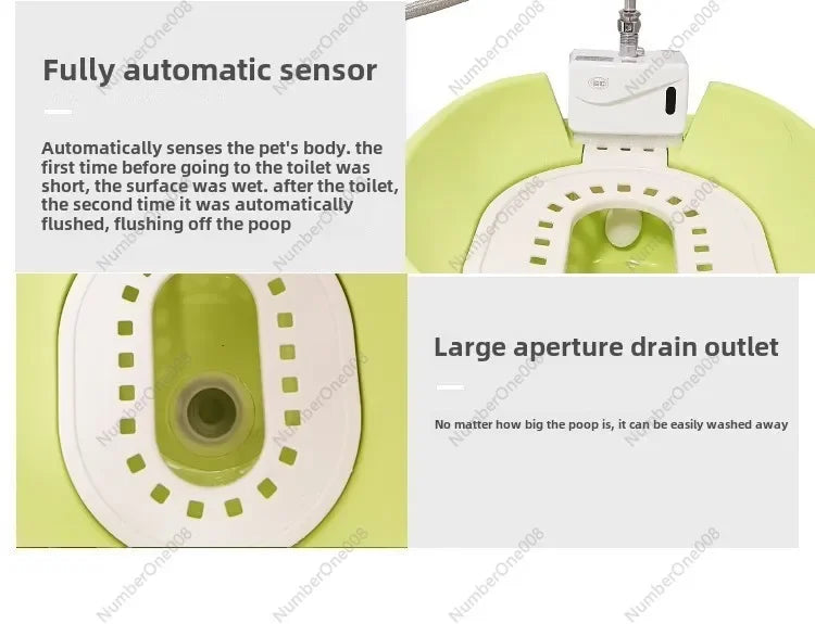 Luxury Automatic Flushing Cat Toilet