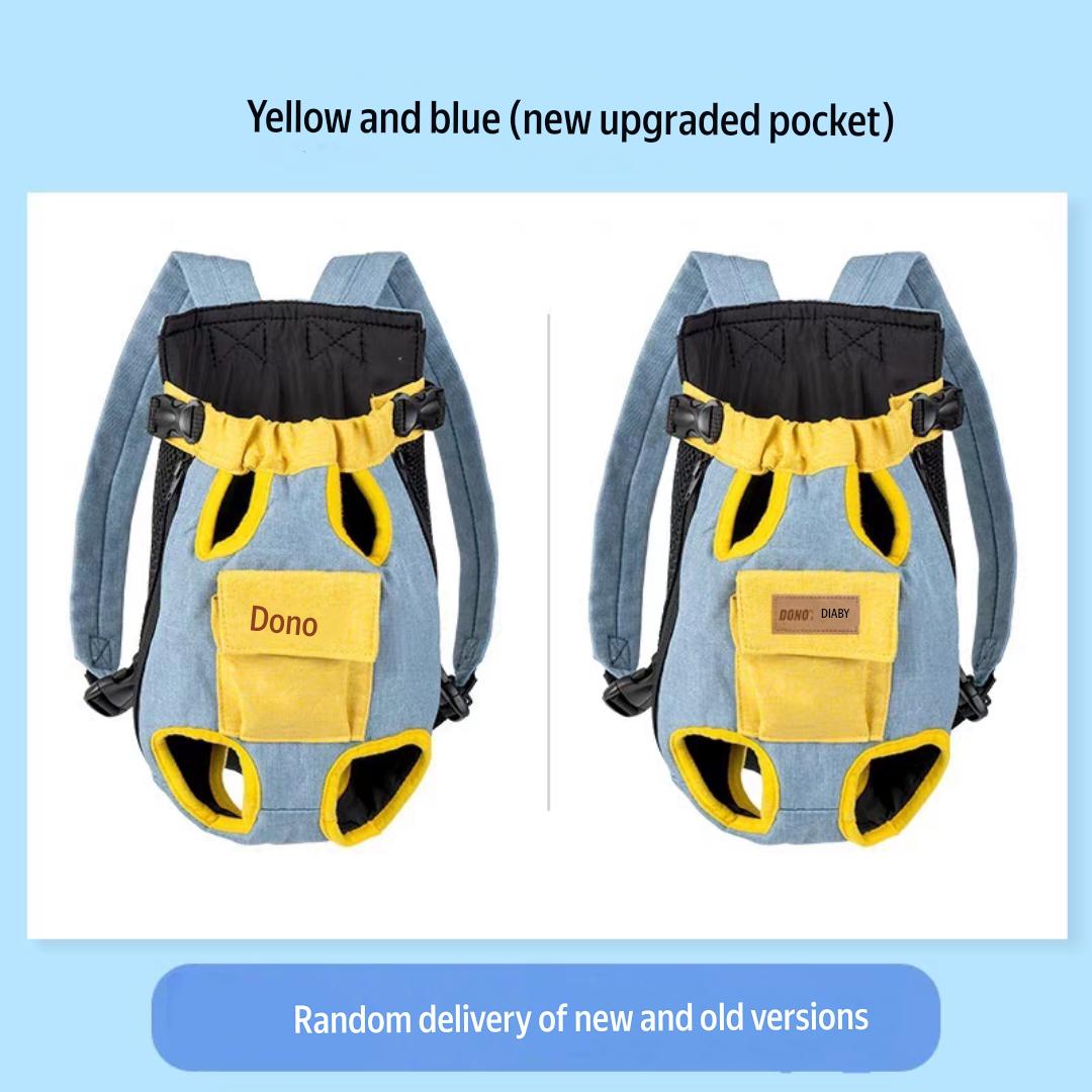 Pet travel Backpack pocket upgraded