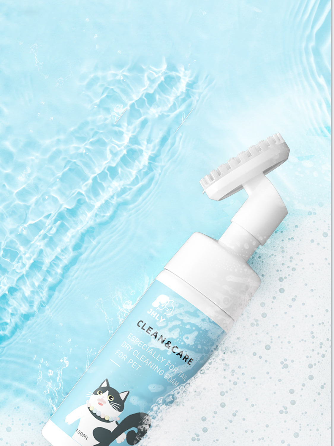 Pet Disposable Foam – Booty Cleaning Scrub & Dry Bath Gel 🐾✨ - Cutier Store