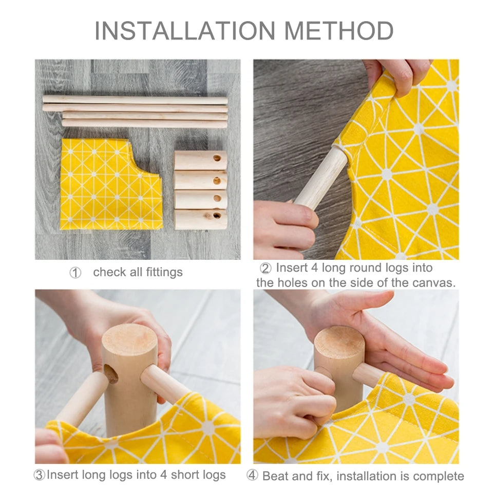 Wooden Cat Camp Bed for summer - Cutier Store