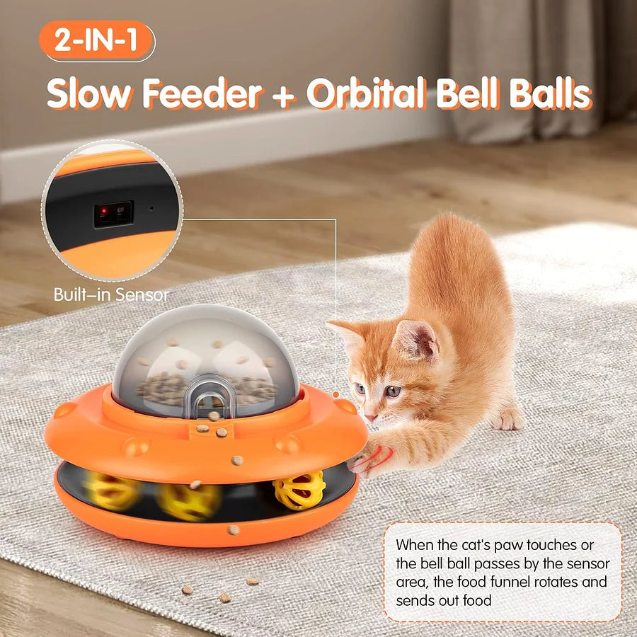 Smart Frisbee Feeder & Orbit Ball – Slow Feeding Pet Toy - Cutier Store