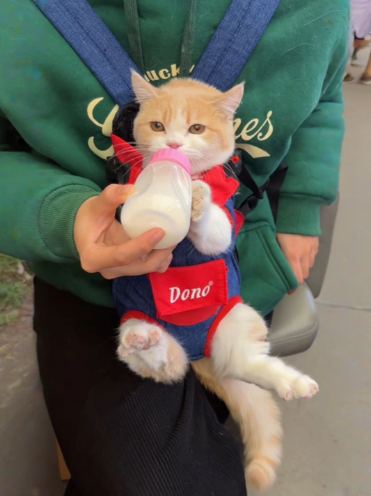 Pet travel Backpack pocket upgraded