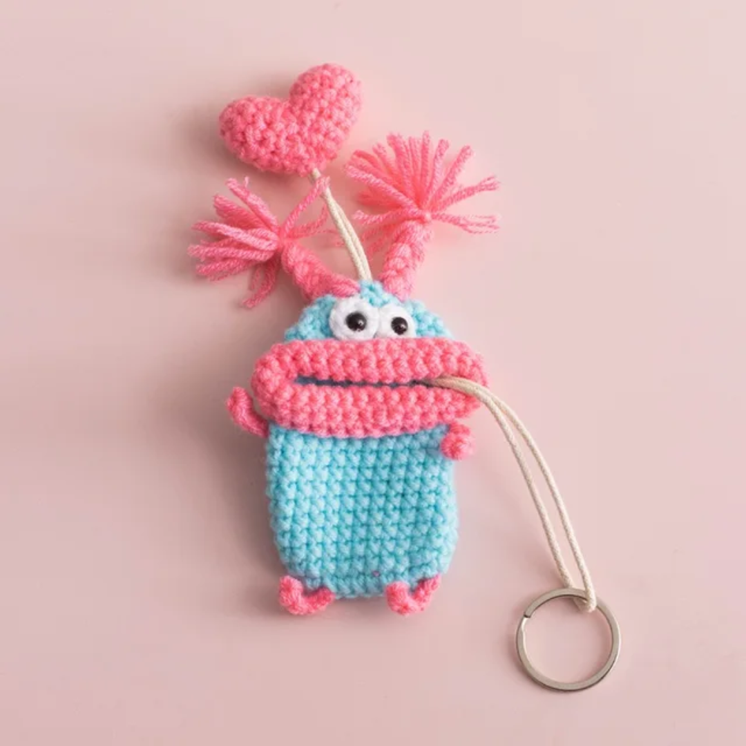 Crochet plush Car key chain