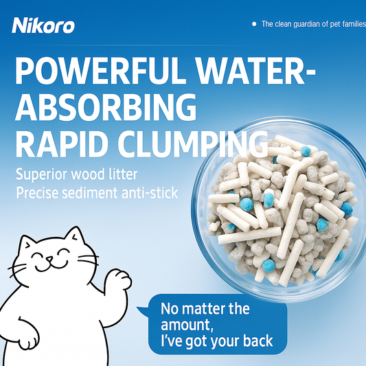 Nikoro Cat Litter – Powerful Absorption & Quick Clumping