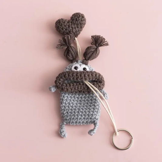 Crochet plush Car key chain