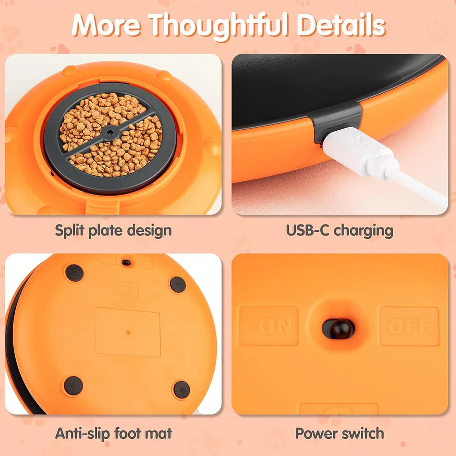 Smart Frisbee Feeder & Orbit Ball – Slow Feeding Pet Toy - Cutier Store