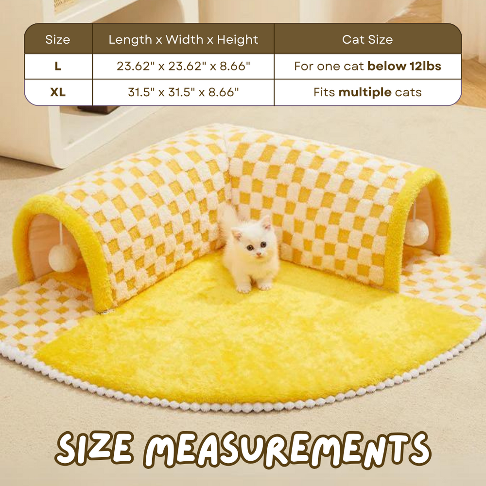 Cat tunnel soft bed - Cutier Store