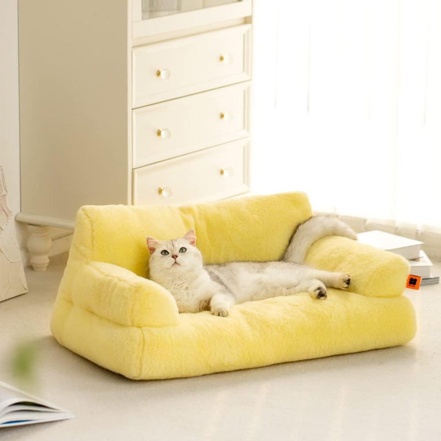 Pet Couch Bed, Sofa Washable Cat Beds for Medium Small Dogs & Cats - N10 - Cutier Store