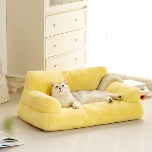 Pet Couch Bed, Sofa Washable Cat Beds for Medium Small Dogs & Cats - N10 - Cutier Store