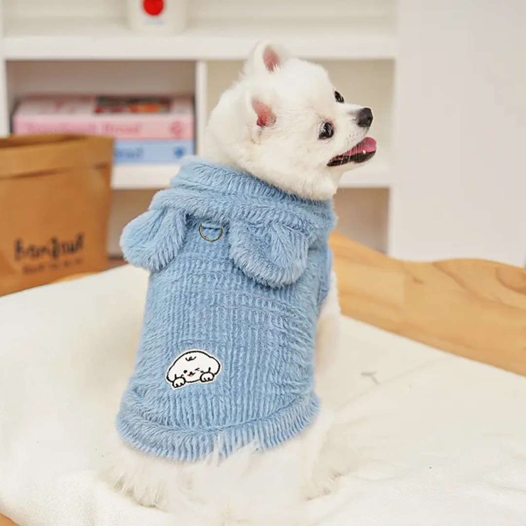 Cute  Pet cat & dog cozy hoodie vest