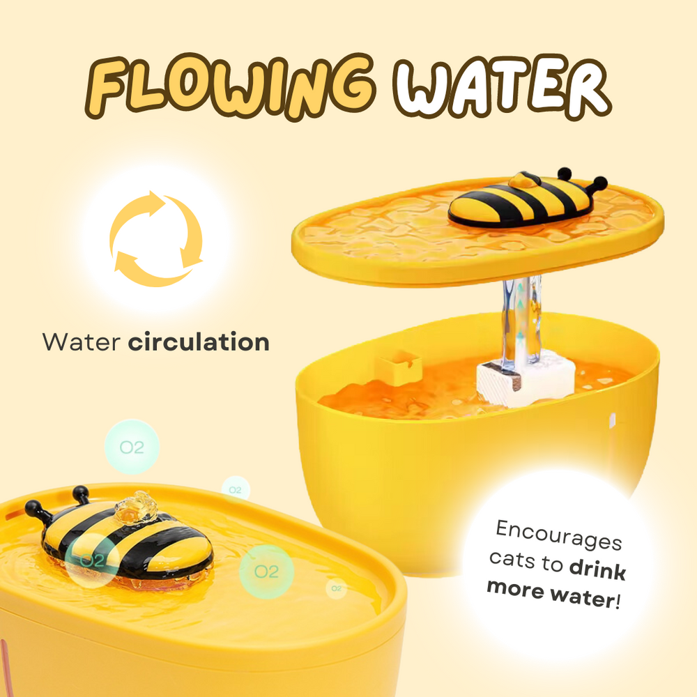 Pet Water bee fountain (4 filters free) - Cutier Store