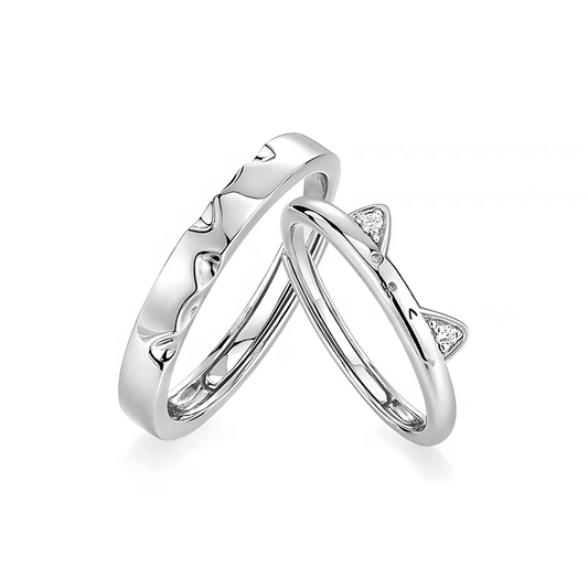 Cute cat style Love Rings! - Cutier Store