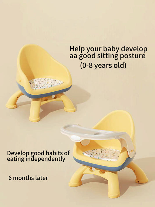 🍭Cute Toddler Feeding Chair with Tray – Multi-Use Baby Booster Seat ( Baby Dining Table)