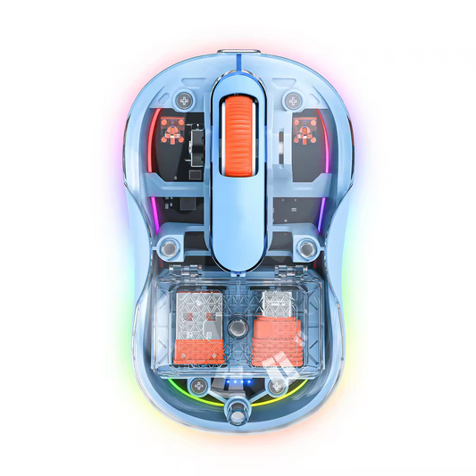 Cute 3d transparent computer wireless mouse