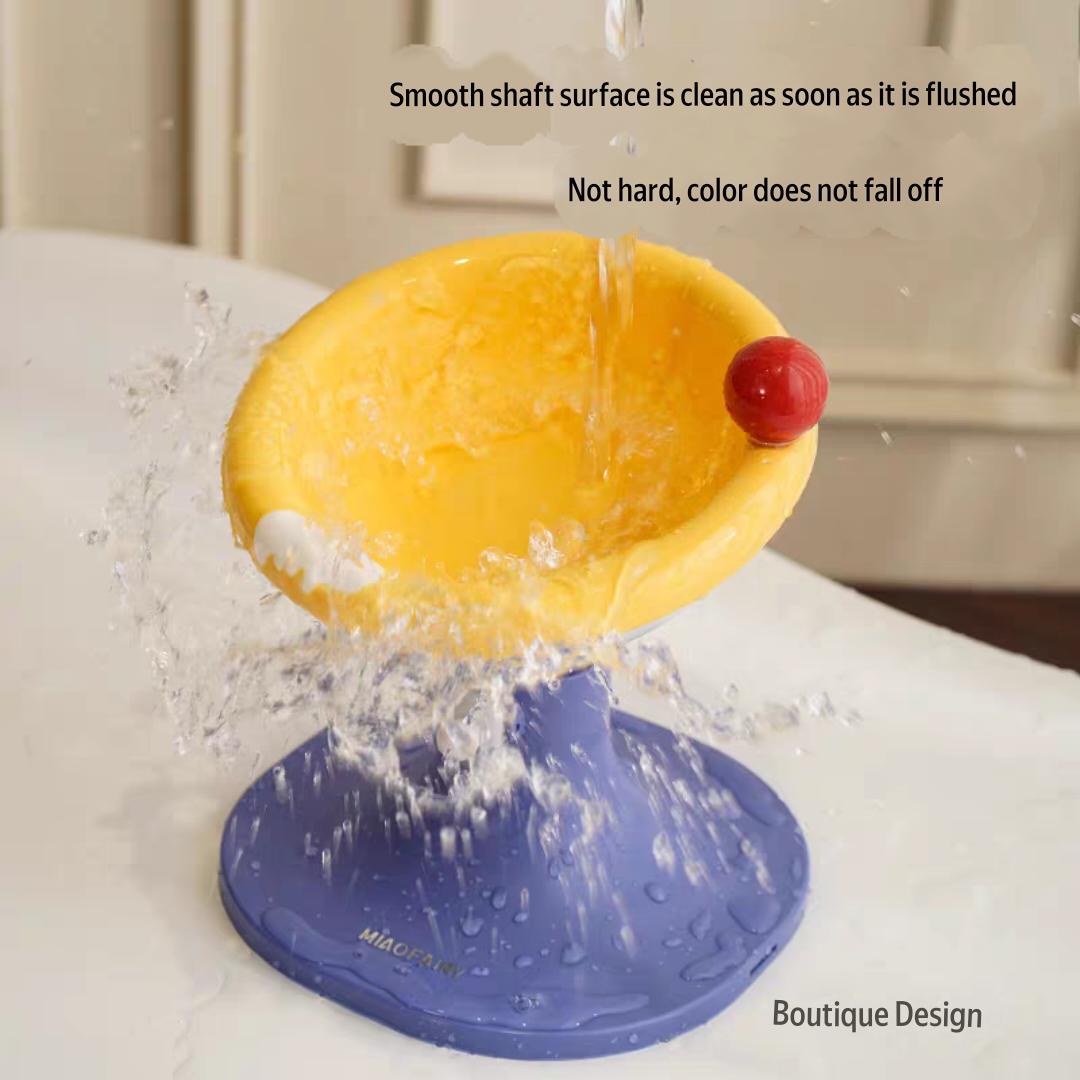 Adjustable Pet cute bouquet style Cat anti spill Bowl - Cutier Store