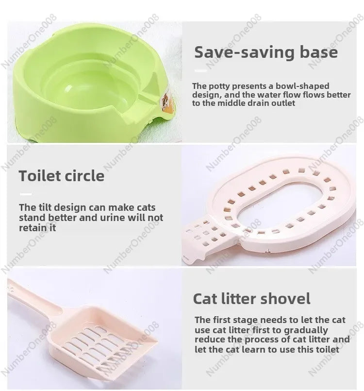 Luxury Automatic Flushing Cat Toilet