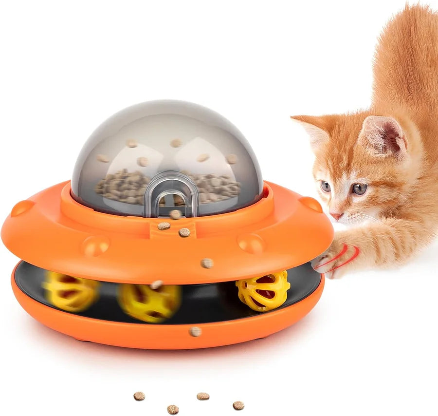 Smart Frisbee Feeder & Orbit Ball – Slow Feeding Pet Toy - Cutier Store