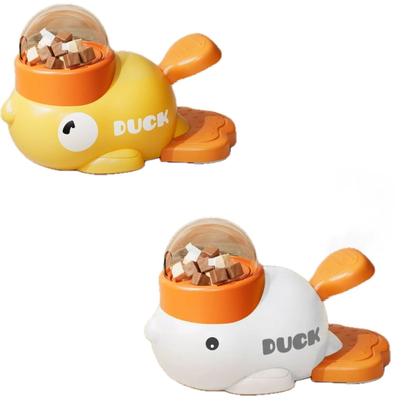 Dog Interactive Puzzle Feeder Toy – Duck Treat Dispenser & Slow Feeder - Cutier Store