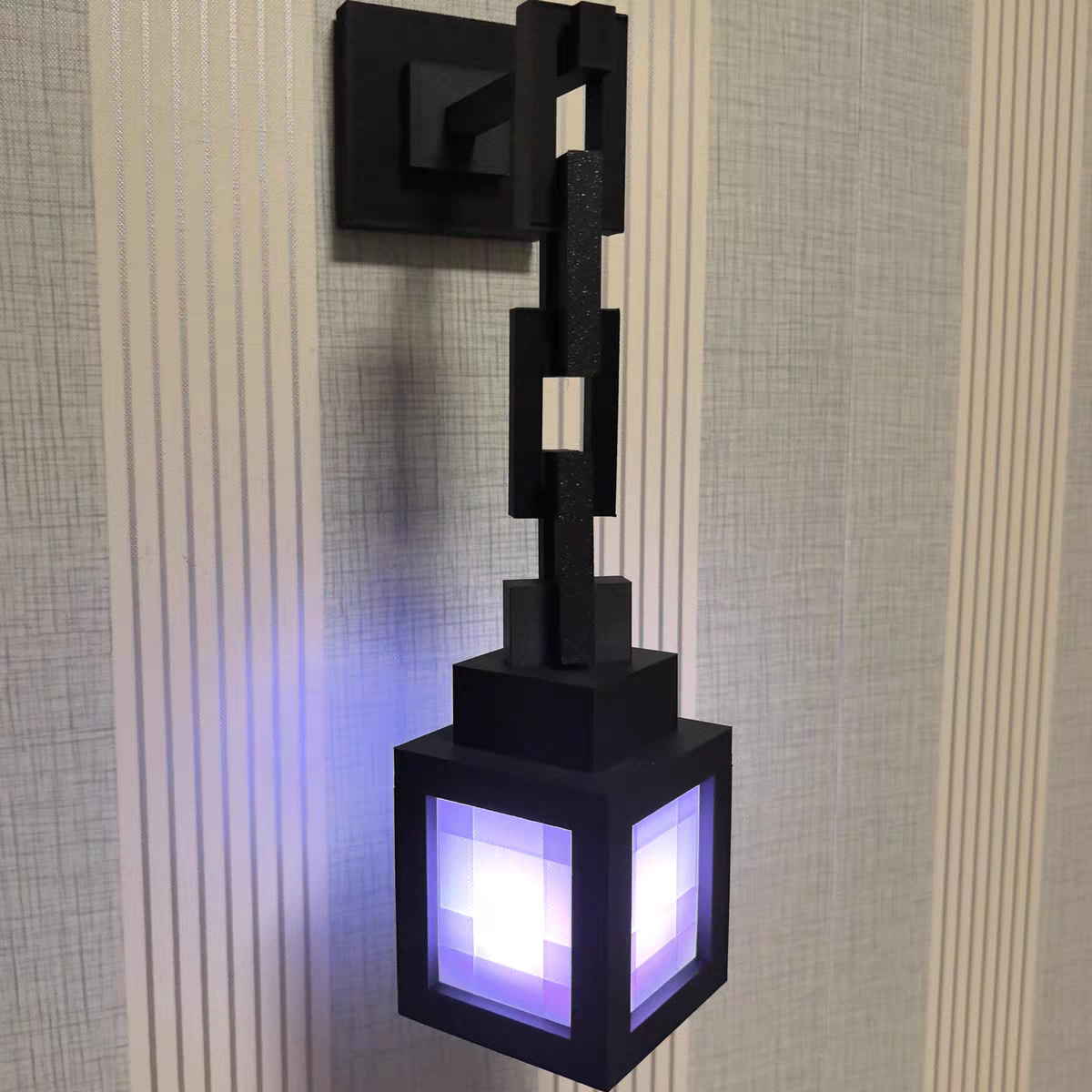 Minecraft Pixel LED Night Light – Rechargeable Touch Lamp for Bedside & Gaming Room Decor