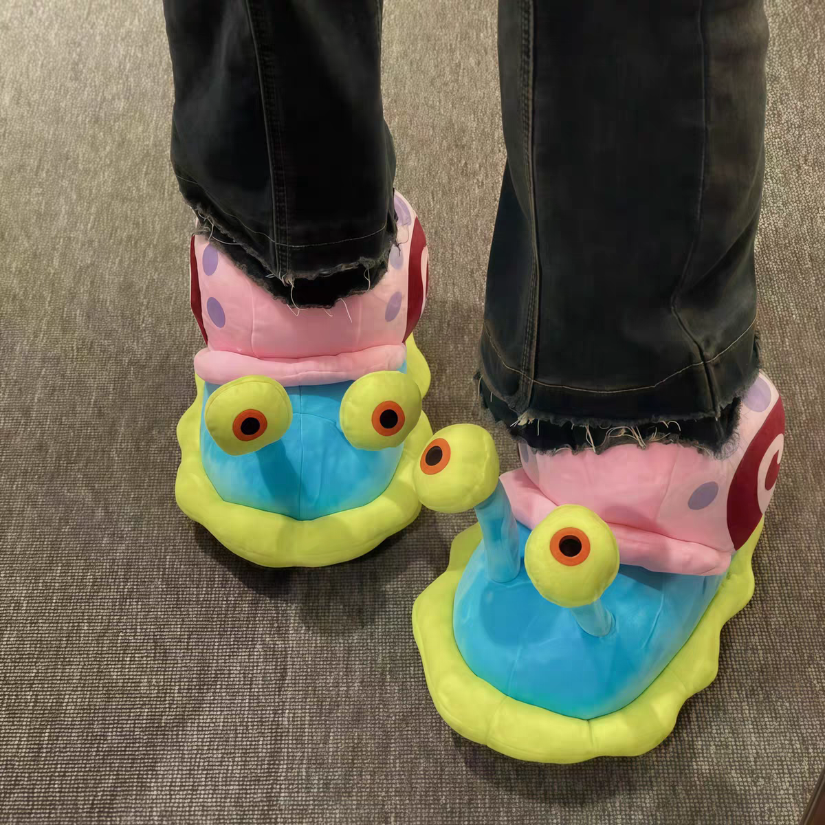 Cute snail shoes SpongeBob slippers