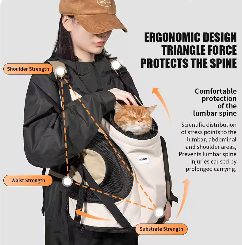 Front Pet Carrier Travel Backpack - Cutier Store