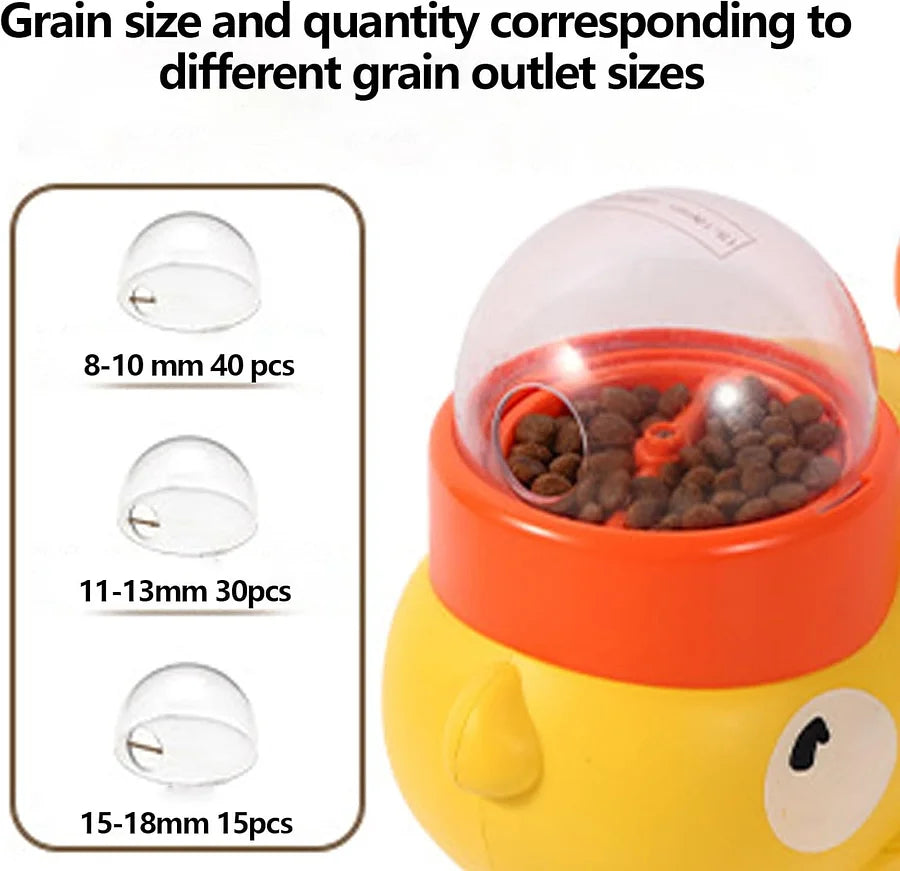 Dog Interactive Puzzle Feeder Toy – Duck Treat Dispenser & Slow Feeder - Cutier Store