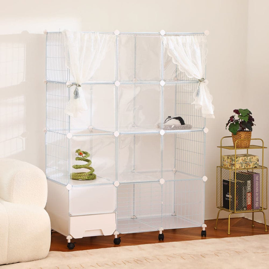 CutierStore® Cat Villa Include Cat Litter Box - PP11 - Cutier Store