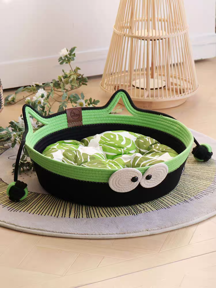 New summer woven cat nest and pet nest - Cutier Store